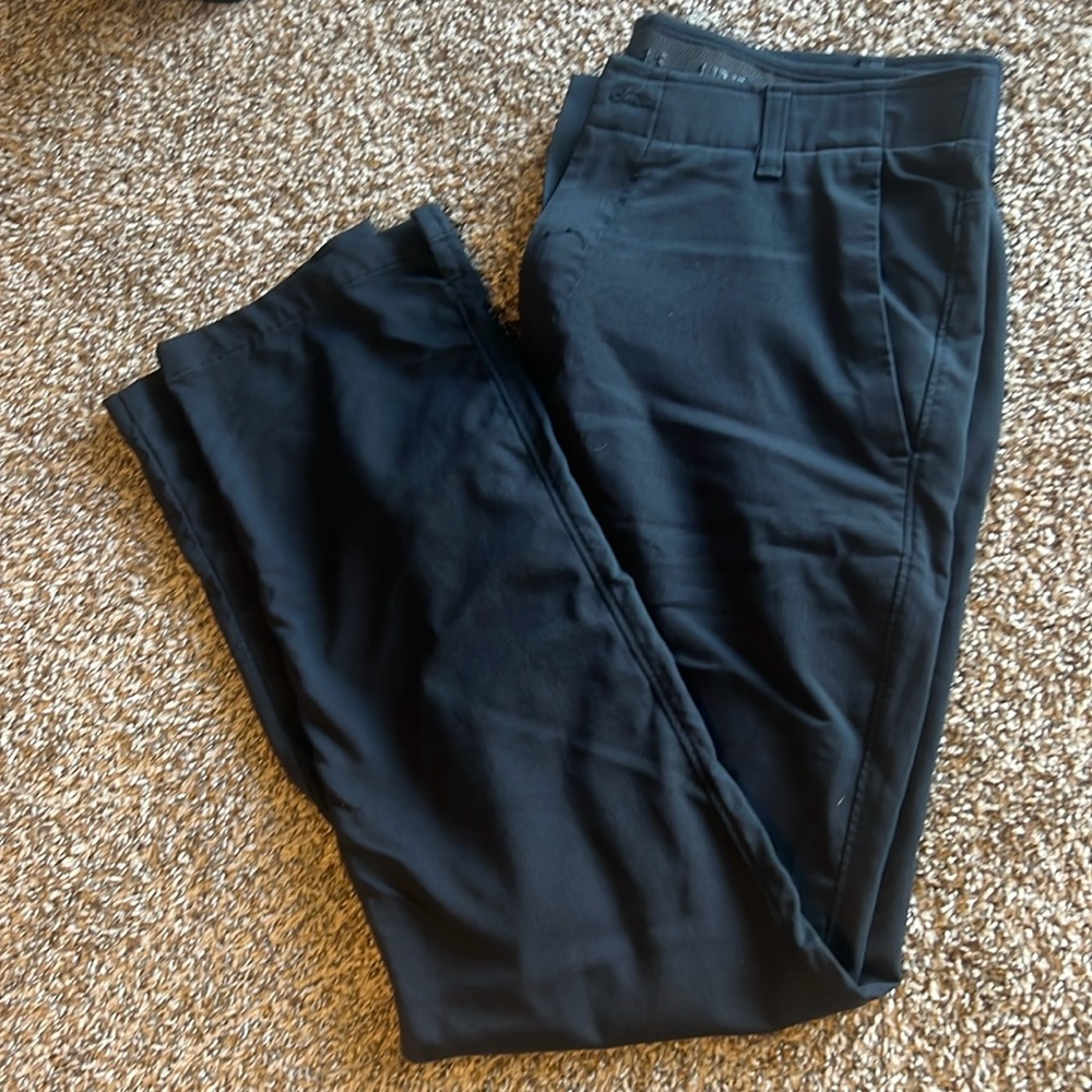 Black under armour golf pants 34x32